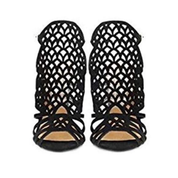 Qupid Chunky Heel Sandals 8.5 - Picture 4 of 6